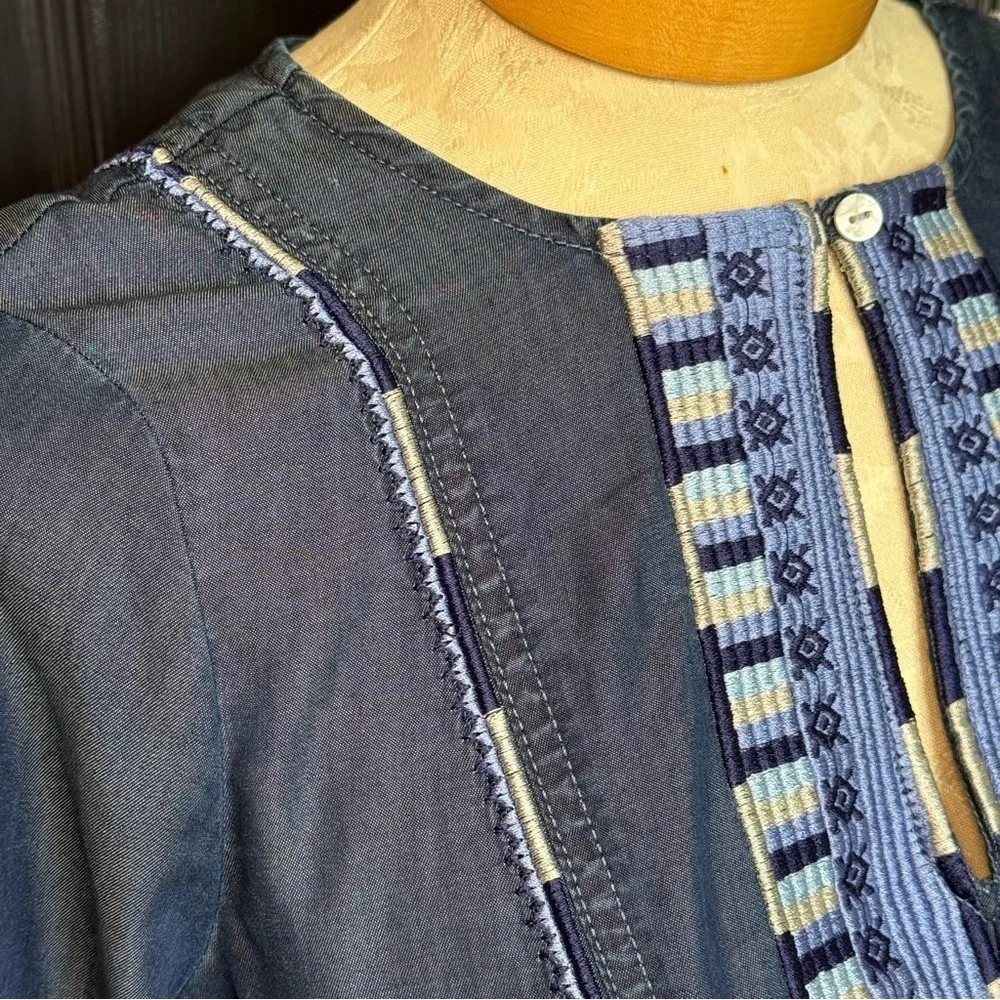 Marks & Spencer Collection Embroidered MIDI Dress 10 - Picture 5 of 15